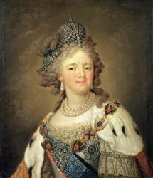 Porträtt av kejsarinnan Maria Fyodorovna (1759-1828)