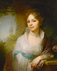 Porträtt av Maria Topukina, 2