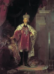 Porträtt av Paul I, 1800
