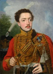 Porträtt av Pavel Semyonovich Masyukov, 1817
