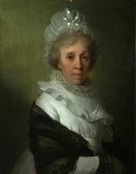 Porträtt av prinsessan Natalya Petrovna Galitzine 1741-1837, 1800-talet