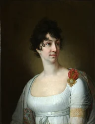 Porträtt av Sophia Alexeyevna Rayevskaya, 1813
