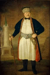 Porträtt av Pavel Yakovlevich Rudenko, 1778