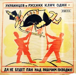 Kommunistisk propagandaaffisch