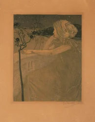 Meditation på balkongen, 1899-1900.