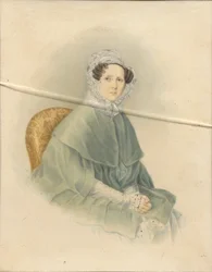 Porträtt av grevinnan Natalia Pavlovna Stroganova, 1845