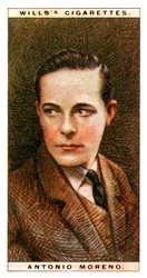 Antonio Moreno 1887-1967, spansk skådespelare, 1928.