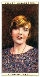 Blanche Sweet 1896-1986, amerikansk skådespelerska, 1928.