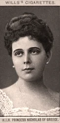 H.I.H. Prinsessan Nicholas av Grekland, 1908.