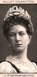 H.I.H Storhertiginnan George av Ryssland, 1908.