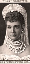 H.I.M, Dow. Kejsarinna av Ryssland, 1908.