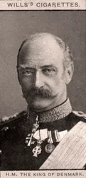 H.M. kungen av Danmark, 1908.