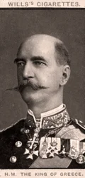 H.M. kungen av Grekland, 1908.