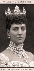 H.M. Englands drottning, 1908.