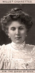 H.M. Drottningen av Spanien, 1908.