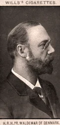 H.R.H, PR. Waldemar av Danmark, 1908.