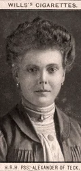 H.R.H, PSS. Alexander av Teck, 1908.