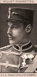 H.R.H Prins Harold av Danmark, 1908.
