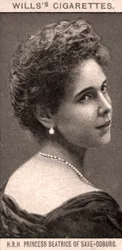 H.R.H Prinsessan Beatrice av Saxe-Coburg, 1908.