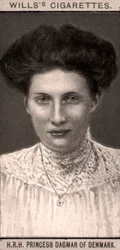 H.R.H. Prinsessan Dagmar av Danmark, 1908.