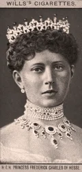 H.R.H. Prinsessan Frederick Charles av Hessen, 1908.