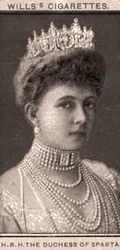 H.R.H hertiginnan av Sparta, 1908.