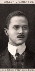 H.R.H hertigen av Sachsen-Coburg och Gotha, 1908.