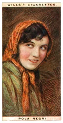 Pola skådespelerska 1894-1987, polsk skådespelerska, 1928.