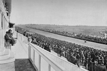 The Derby: View Down The Course, c1903, 1903