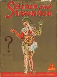 Omslag till Science and Invention Magazine, juni 1927, 1927.