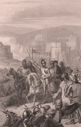 Marskalk de Boucicault tvingar Sultan Bayezid att stoppa belägringen av Konstantinopel