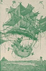 En ganska tidig typ av vattenplan som provflyger från Hampstead Ponds, c1918 1919