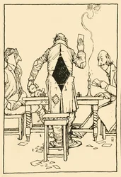 Det vinnande kortet på diamant-ess, 1910.