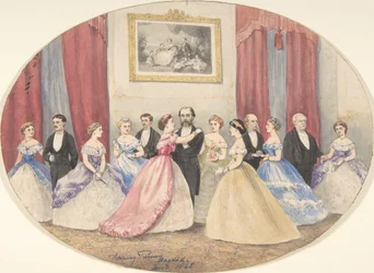 Brittisk mottagning i Bagdad, 1865.