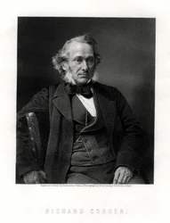 Richard Cobden, brittisk tillverkare, radikal och liberal statsman, 1800-talet.