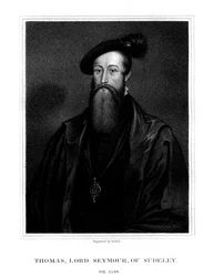 Thomas Seymour, baron Seymour av Sudeley, yngre bror till Jane Seymour, 1825.