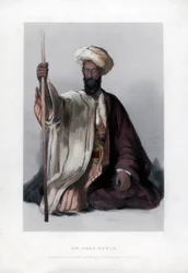 En arabisk sheik, 1800-talet