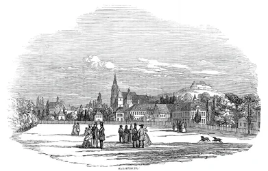 Coburg - från Hans Kungliga Höghet Prins Alberts teckning, 1845.