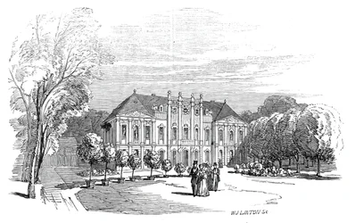 Palace of Tenneburg - från Hans Kungliga Höghet Prins Alberts teckning, 1845.