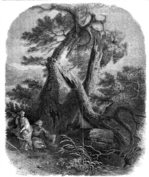 Exemplar av trästick, The Death of the Children of Niobe, ...1844.
