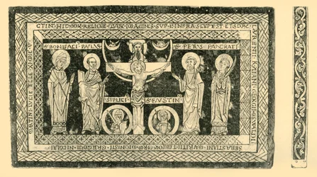 Hildesheims bärbara altare, c1160-1170, 1881.