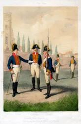 Grenadjärvaktsbataljon, 1786-1806 1800-talet.