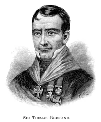 Sir Thomas Brisbane, brittisk soldat, kolonialguvernör och astronom, 1886.