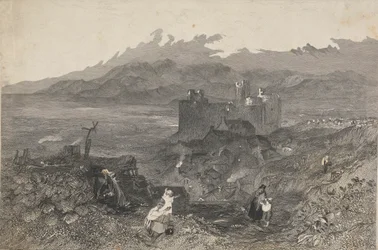 Harlech slott, norra Wales