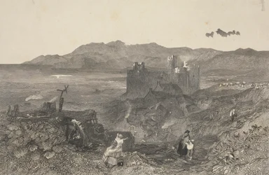 Harlech slott, norra Wales