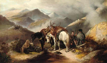 Stalking on the Highlands, 1871