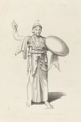 Minerva, Ur ett brons av Daedalus