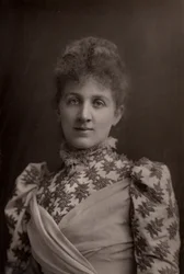 ""Liza Lehmann (Elizabetta Nina Mary Frederika Lehmann - 1862-1918) engelsk sopran och kompositör. (typ woodbury)