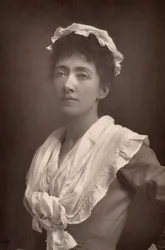 ""Marion Terry (1852-1930) engelsk skådespelerska och syster till Ellen Terry och Fred Terry (woodburytype)