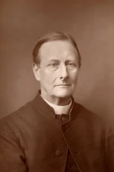 ""Sabine Baring-Gould (1834-1924) engelsk präst, författare och psalmförfattare. Hans mest kända psalm är "Onward, Christian Soldiers" (woodburytype)